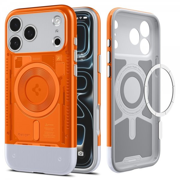 Spigen iPhone 17 Pro Max Kuori Classic C1 MagFit Tangerine