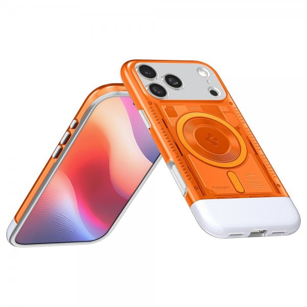 Spigen iPhone 17 Pro Max Kuori Classic C1 MagFit Tangerine