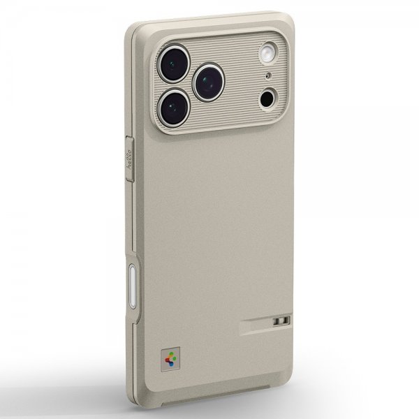 Spigen iPhone 17 Pro Max -kuori Classic LS MagFit Stone