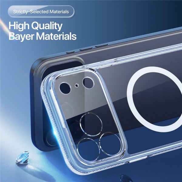 Dux Ducis iPhone 17 Pro Max -suojakuori Clin Series MagSafe Läpinäkyvä
