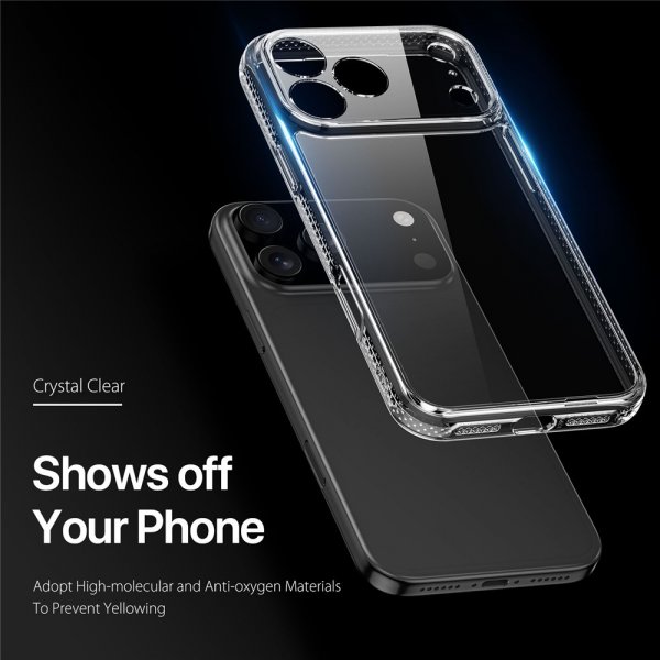 Dux Ducis iPhone 17 Pro Max Clin Series Läpinäkyvä Kuori