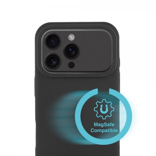4smarts iPhone 17 Pro Max -kuori Cupertino MagSafe, musta