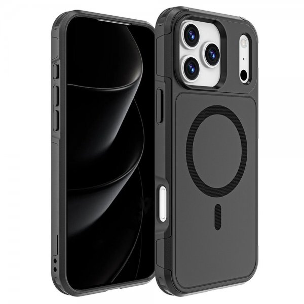 4smarts iPhone 17 Pro Max Defend Case Ultimag, musta