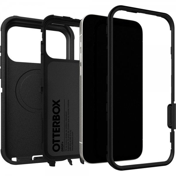 Otterbox iPhone 17 Pro Max Defender Pro MagSafe -kuori, musta