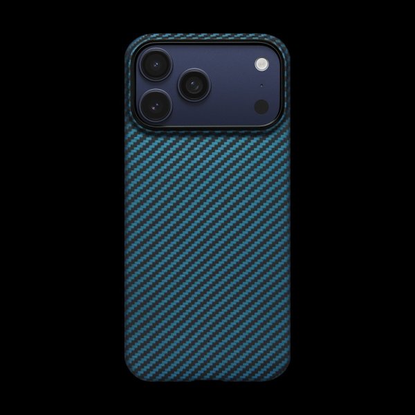 Pitaka iPhone 17 Pro Max Kuori Edge Black/Blue Twill