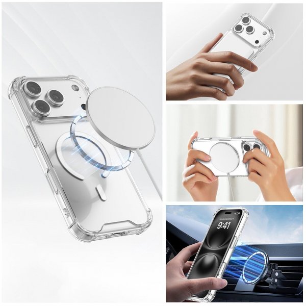 4smarts iPhone 17 Pro Max Kuori Ibiza MagSafe Läpinäkyvä