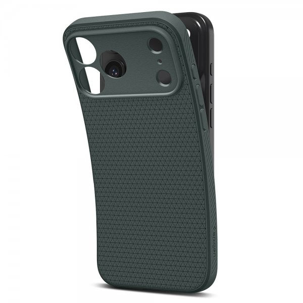 Spigen iPhone 17 Pro Max -kuori Liquid Air Abyss Green