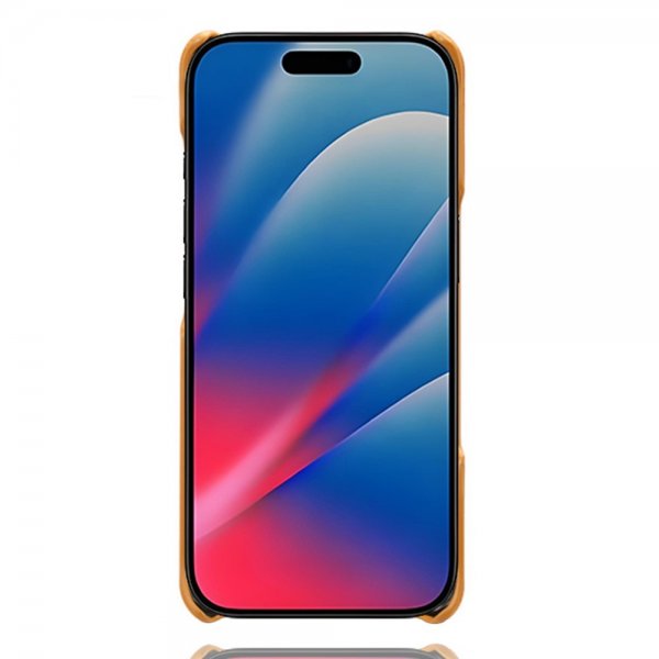 iPhone 17 Pro Max -suojakuori kahdella korttipaikalla, vaaleanruskea