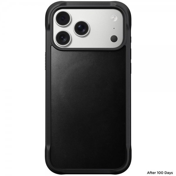 Nomad iPhone 17 Pro Max -suojakuori Modern Leather Case Horween Musta