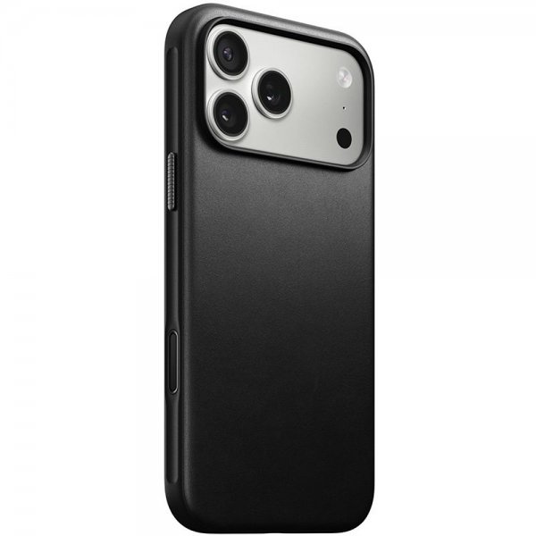 Nomad iPhone 17 Pro Max -suojakuori Modern Leather Case, musta
