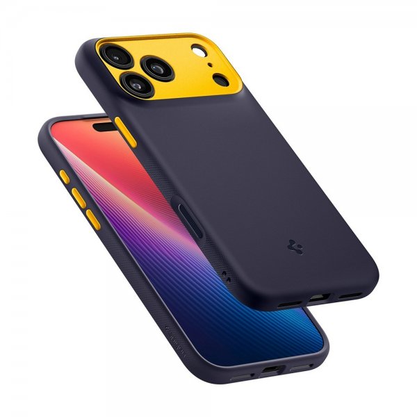 Spigen iPhone 17 Pro Max -suojakuori Nano Pop MagFit Blueberry Navy