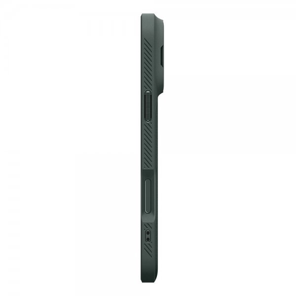 Spigen iPhone 17 Pro Max -kuori Optik Armor MagFit Abyss Green