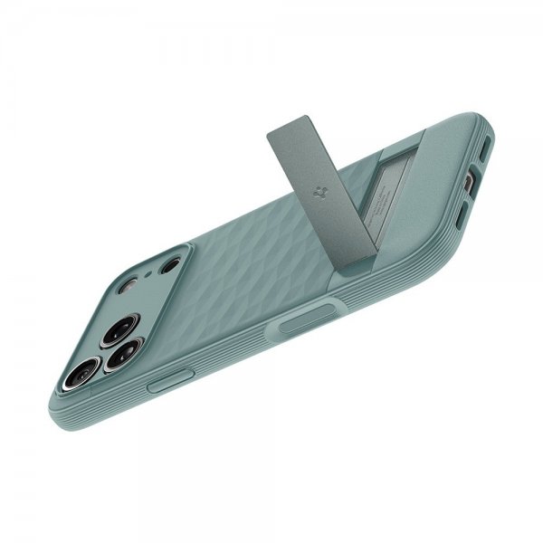 Spigen iPhone 17 Pro Max -kuori Parallax S MagFit Sage Green