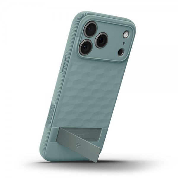 Spigen iPhone 17 Pro Max -kuori Parallax S MagFit Sage Green