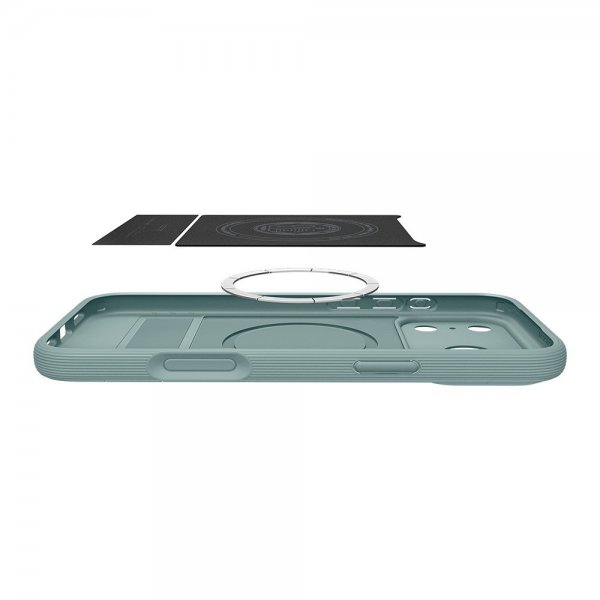 Spigen iPhone 17 Pro Max -kuori Parallax S MagFit Sage Green