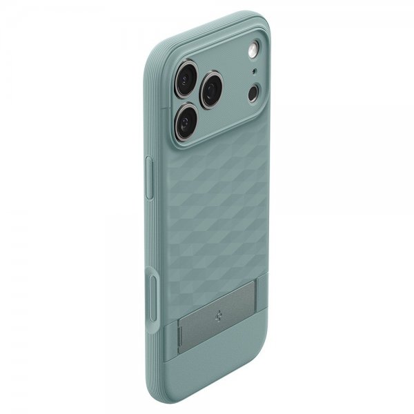 Spigen iPhone 17 Pro Max -kuori Parallax S MagFit Sage Green