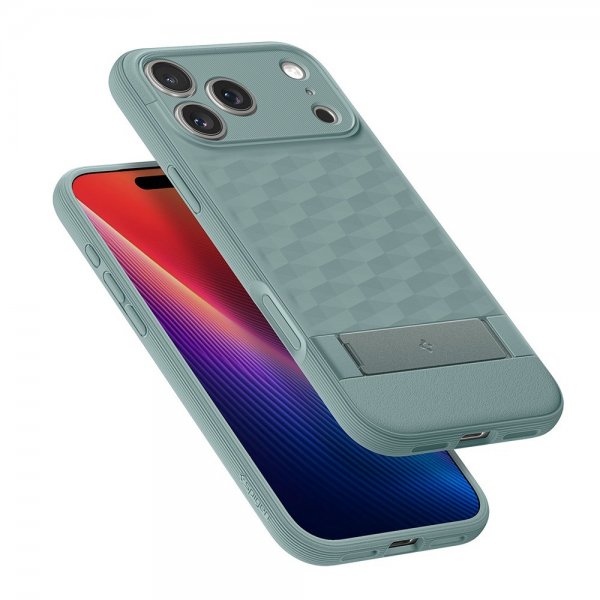 Spigen iPhone 17 Pro Max -kuori Parallax S MagFit Sage Green