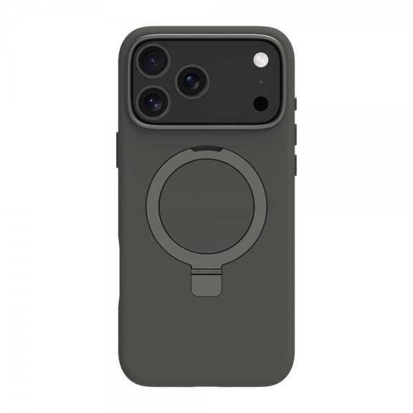 dbramante1928 iPhone 17 Pro Max kuori Roskilde MagSafe Kickstand ICON Forest Shadow