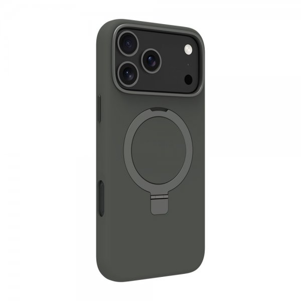 dbramante1928 iPhone 17 Pro Max kuori Roskilde MagSafe Kickstand ICON Forest Shadow