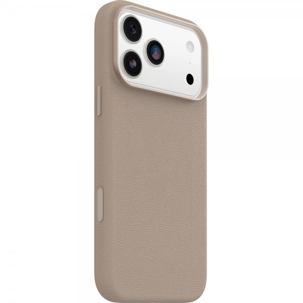 Otterbox iPhone 17 Pro Max -kuori Symmetry Cactus Leather MagSafe Grey Comfort