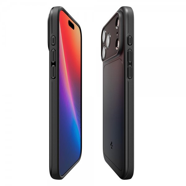 Spigen iPhone 17 Pro Max Kuori Thin Fit MagFit Musta