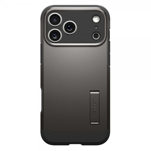 Spigen iPhone 17 Pro Max -suojakuori Tough Armor T MagFit Gunmetal