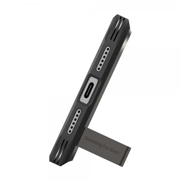 Spigen iPhone 17 Pro Max -suojakuori Tough Armor T MagFit Gunmetal