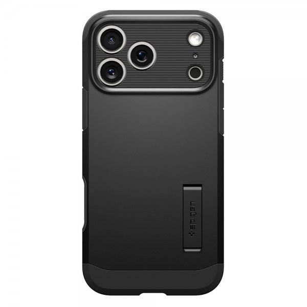 Spigen iPhone 17 Pro Max Kuori Tough Armor T MagFit Musta