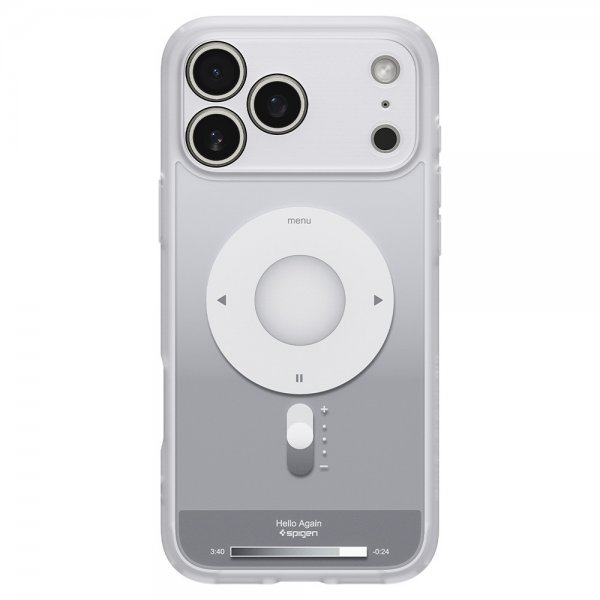Spigen iPhone 17 Pro Max -kuori Ultra Hybrid Classic MagFit Silver