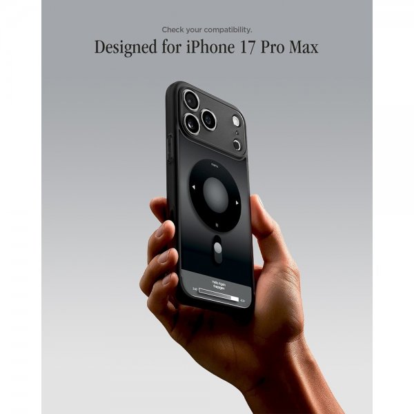 Spigen iPhone 17 Pro Max Kuori Ultra Hybrid Classic MagFit Musta