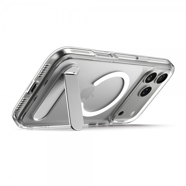 Spigen iPhone 17 Pro Max Ultra Hybrid S MagFit kirkas valkoinen kuori