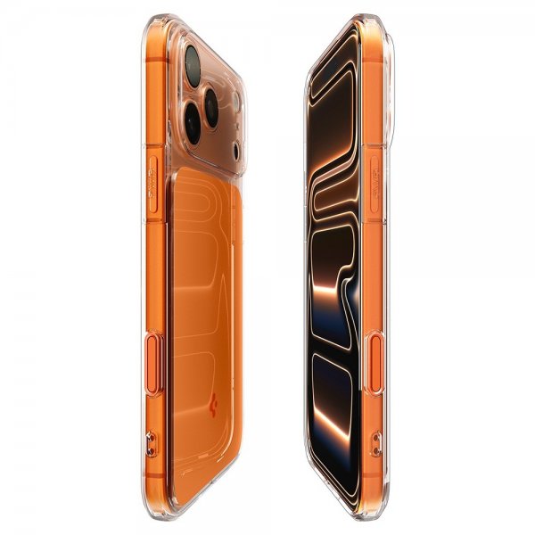 Spigen iPhone 17 Pro Max -kuori Ultra Hybrid T MagFit Glossy Orange