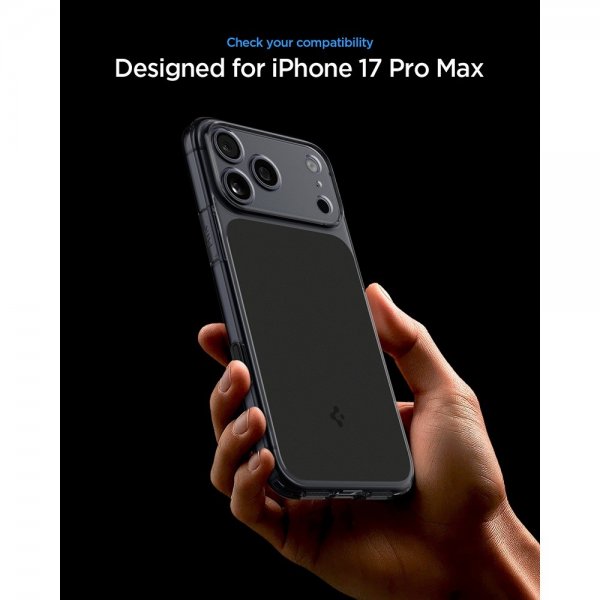 Spigen iPhone 17 Pro Max -kuori Ultra Hybrid T MagFit Matte Black