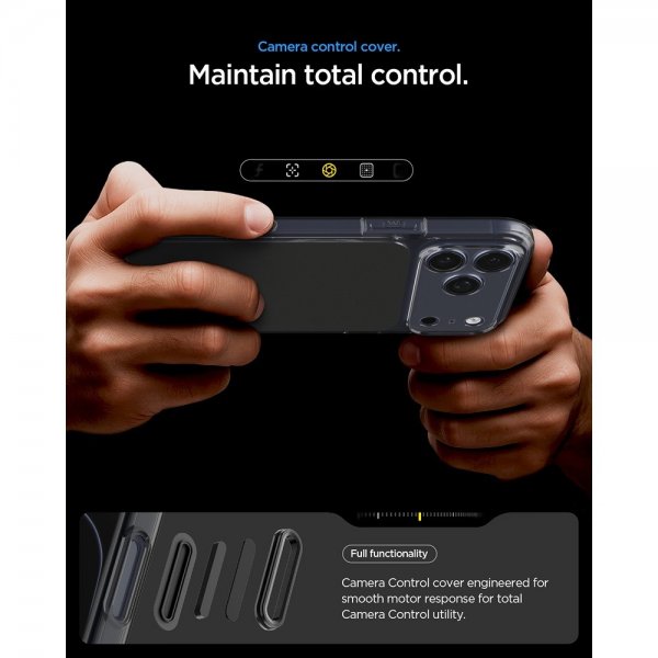 Spigen iPhone 17 Pro Max -kuori Ultra Hybrid T MagFit Matte Black