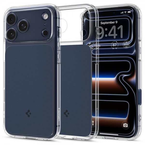 Spigen iPhone 17 Pro Max Ultra Hybrid T MagFit Mattasininen kuori