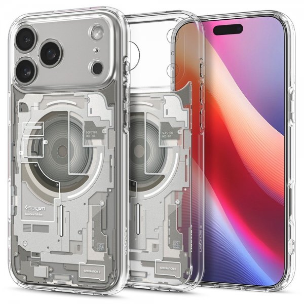 Spigen iPhone 17 Pro Max Kuori Ultra Hybrid Zero One MagFit Natural Titanium