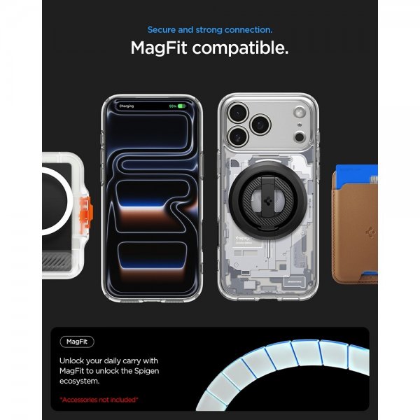 Spigen iPhone 17 Pro Max Kuori Ultra Hybrid Zero One MagFit Valkoinen