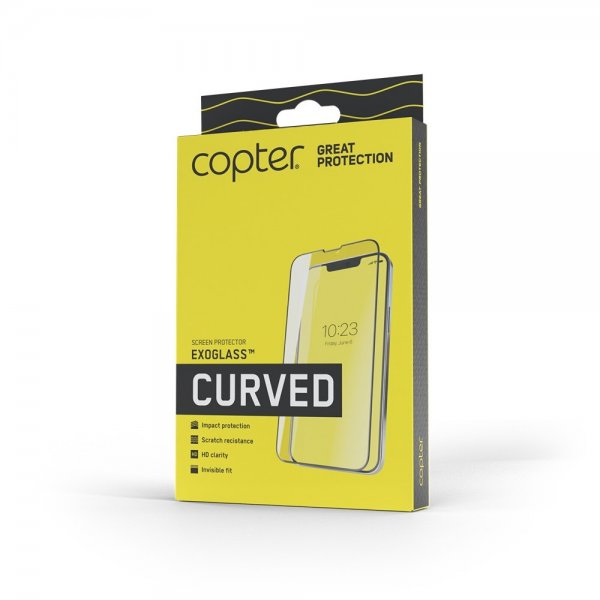 Copter iPhone 17 Pro Max Näytönsuoja Exoglass Curved