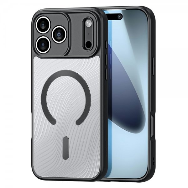 Dux Ducis iPhone 17 Pro -kuori, Aimo Series MagSafe, musta
