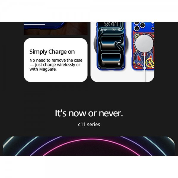 Spigen iPhone 17 Pro -kuori C11 MagFit Arcade