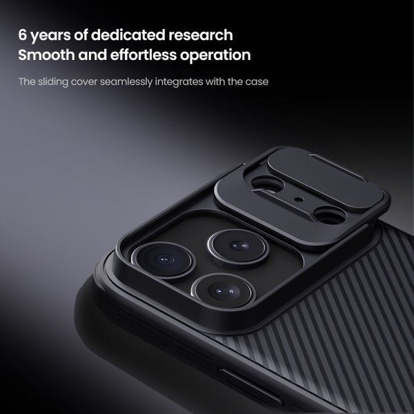 Nillkin iPhone 17 Pro CamShield Pro -suojakuori, musta