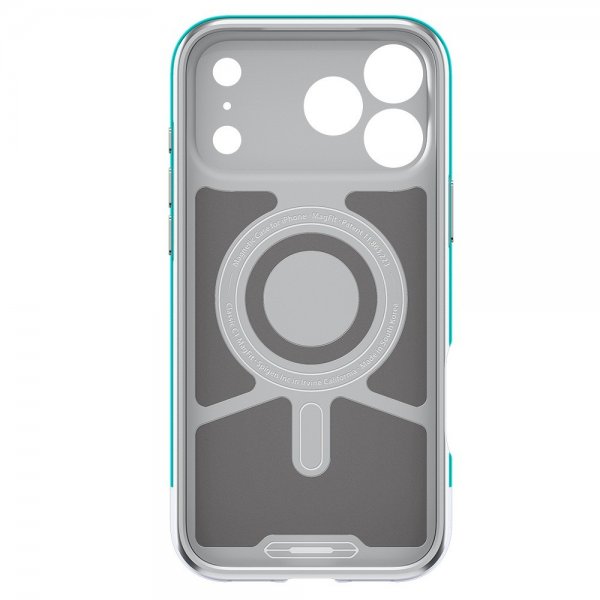 Spigen iPhone 17 Pro -suojakuori Classic C1 MagFit Bondi Blue