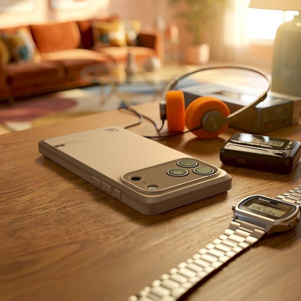 Spigen iPhone 17 Pro -kuori Classic LS MagFit Stone