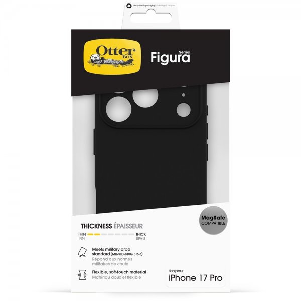 Otterbox iPhone 17 Pro Figura MagSafe -suojakuori, musta