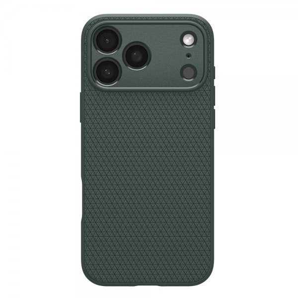 Spigen iPhone 17 Pro -suojakuori Liquid Air Abyss Green