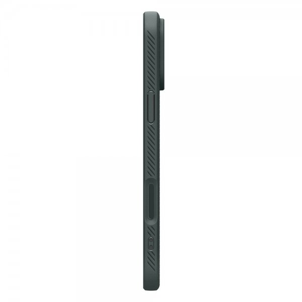 Spigen iPhone 17 Pro -suojakuori Liquid Air Abyss Green