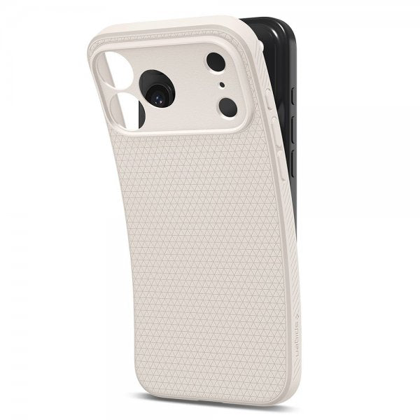 Spigen iPhone 17 Pro -kuori Liquid Air Natural Titanium