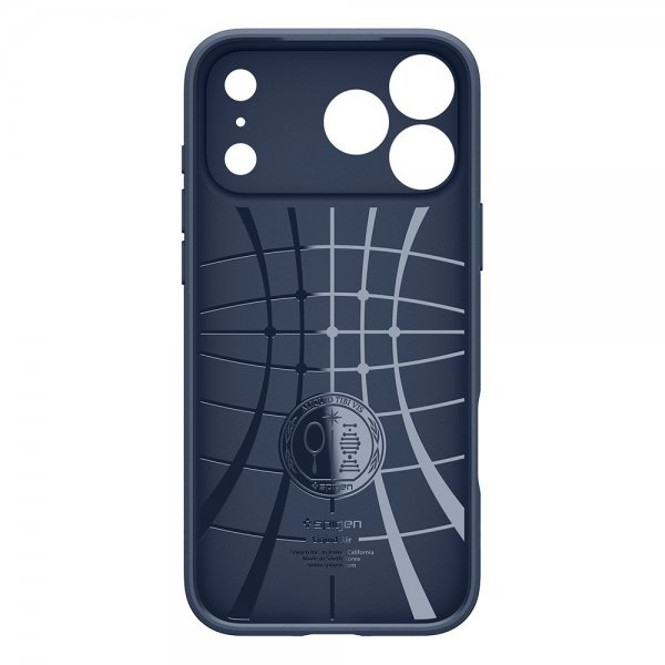 Spigen iPhone 17 Pro Kuori Liquid Air Navy Blue