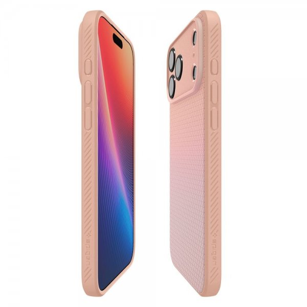 Spigen iPhone 17 Pro Max Kuori Liquid Air Titanium Pink