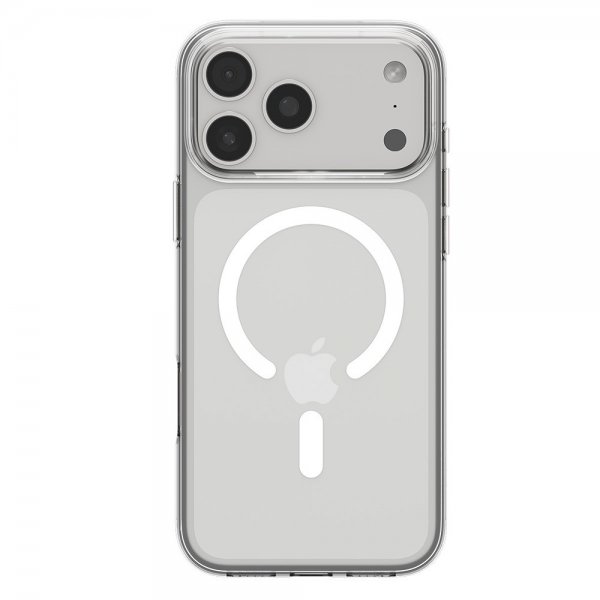 Spigen iPhone 17 Pro -suojakuori Liquid Crystal MagFit Clear White